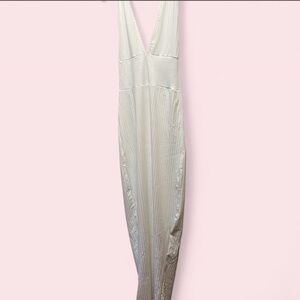 Elegant white Maxi Dress